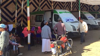 قافلة الأزهر الطبية لبئر العبد تفحص ٢٠٠٠ مريض وتجري ٥٠ عملية جراحية