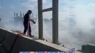 السيطرة على حريق مخلفات في 