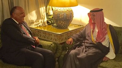عاجل.. كواليس لقاء وزيري خارجية مصر والسعودية بجامعة الدول 