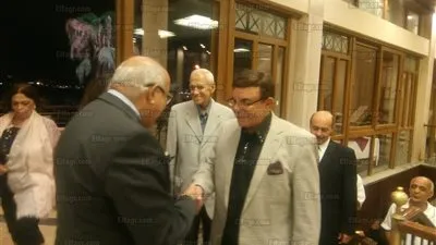 وصول سمير صبري لبدء ندوة 