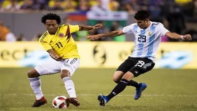 التعادل السلبي يحسم موقعة الأرجنتين وكولومبيا الودية