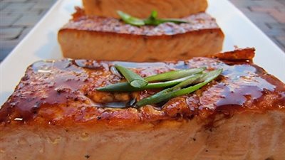 طريقة تحضير السلمون المشوي