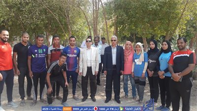 رئيس جامعة جنوب الوادي يزور معسكر الطلاب المشاركين في اسبوع شباب المدن الجامعية