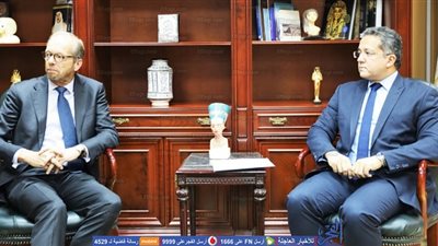 وزير الآثار يستقبل السفير الهولندي بالقاهرة لبحث سبل التعاون بين البلدين