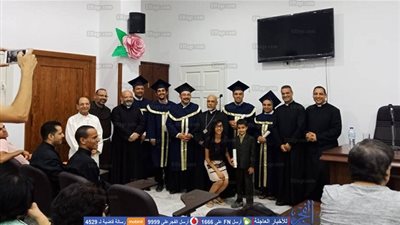 كليه العلوم الدينية للأقباط الكاثوليك تفتتح العام الأكاديمي وتكرم الخريجين
