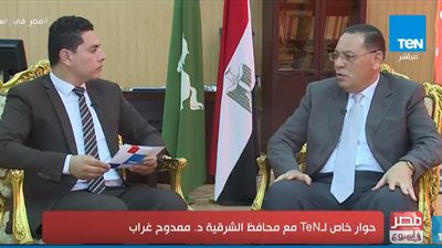 محافظ الشرقية: النظافة والمرور أهم الملفات التي نعمل عليها حاليًا