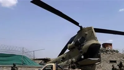 تحطم طائرة هليكوبتر عسكرية بأفغانستان