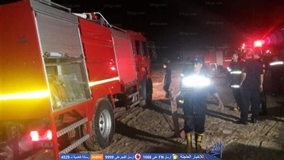 نشوب حريق بمستشفي حميات إمبابة