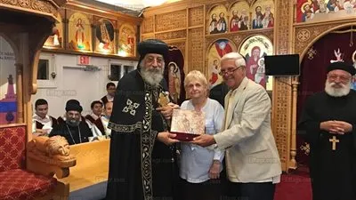 البابا تواضروس يزور كنيسة العذراء والملاك بكونيتيكت في نيويورك ( صور)