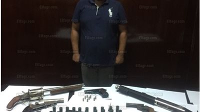 أمن الجيزة يضبط شخص بحوزته أسلحة نارية للتشاجر مع آخرين