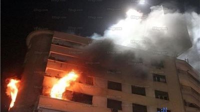 السيطرة على حريق بشقة سكنية في أكتوبر