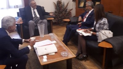 اتحاد الغرف التجارية يستقبل سكرتير منظمة مجموعة الدول الثماني النامية