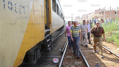 القصة الكاملة لحادث خروج قطار شبين الكوم عن القضبان وإجمالي عدد المصابين (صور)