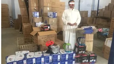 ضبط صاحب مصنع بدون ترخيص بالفيوم لتصنيع الأدوات الكهربائية