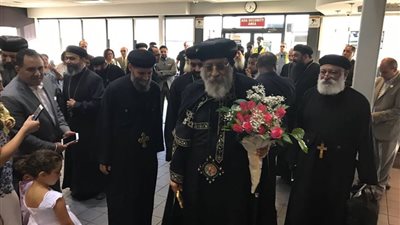 البابا تواضوس يصل إلى مدينة بوفالو الأمريكية