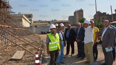 محافظ الجيزة يتفقد توسعات محطة مياه جزيرة الدهب: 