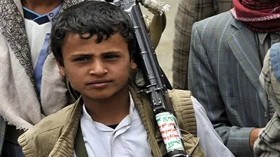 التحالف اليمني يكشف انتهاكات الحوثيين في تجنيد الأطفال باليمن أمام حقوق الإنسان