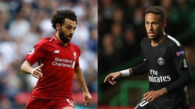 موعد لقاء محمد صلاح ونيمار في دوري أبطال أوروبا