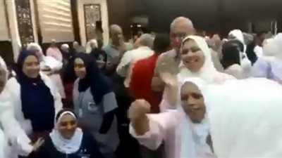 وصلة رقص وزغاريد في معهد القلب (فيديو)