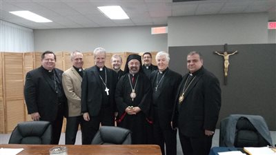 بطريرك إبراهيم إسحق في رحاب مجلس أساقفة كيبيك الكندية