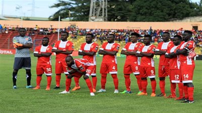 حوريا كوناكري يتدرب على ملعب الأهلي بمدينة نصر