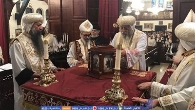 تدشين كنيسة العذراء ومار جرجس أولباني الأمريكية ( صور)