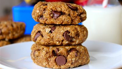 كوكيز الموز بالشوفان.. طريقة التحضير