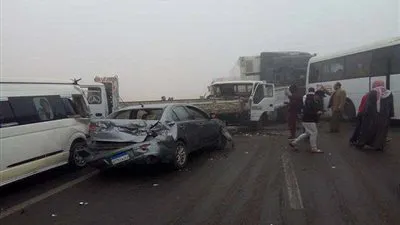 مصرع ربة منزل وإصابة طفلتها في حادث تصادم بالشرقية