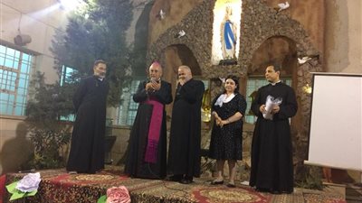 سفير الفاتيكان يزور كاتدرائية القديس أنطونيوس بالفجالة