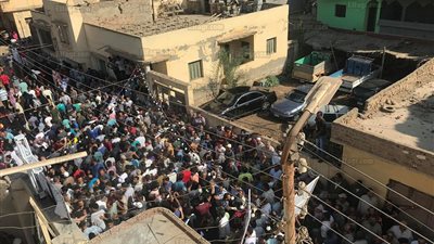 تشييع جثمان شهيد الواجب الوطني من كنيسة العذراء بدكرنس في الدقهلية (صور)