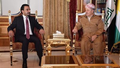 العراق: الحلبوسي وبارزاني يؤكدان ضرورة الالتزام بالتوقيتات الدستورية