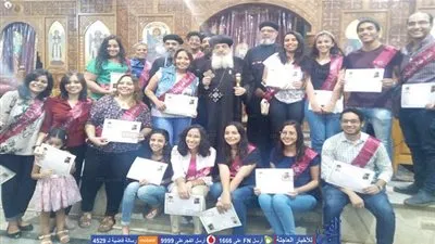 تخريج دفعة جديدة بإعداد الخدام بالمعادي (صور)