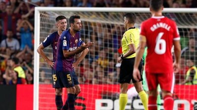 أهداف مباراة - برشلونة 2 × 2 جيرونا