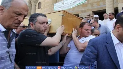 صور تشييع جنازة حازم ياسين أمين صندوق الزمالك بكاميرا الفجر الرياضي