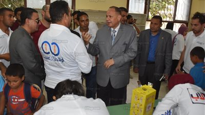 عصام سعد يتفقد أعمال حملة 