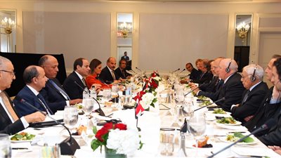 تفاصيل حضور الرئيس السيسي عشاء عمل أعضاء مجلس أعمال التفاهم الدولي في نيويورك (صور)