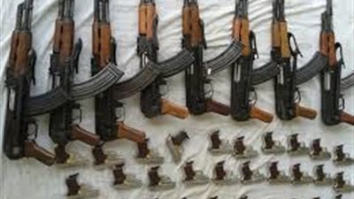 الأجهزة الأمنية تضبط 228 قطعة سلاح ناري و282 قضية مخدرات