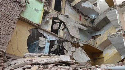 انهيار جزئي بعقار دون إصابات في الإسكندرية 