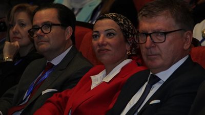 جولة لوزيرة البيئة وسفير الاتحاد الأوروبي داخل المتحف القومي للحضارات