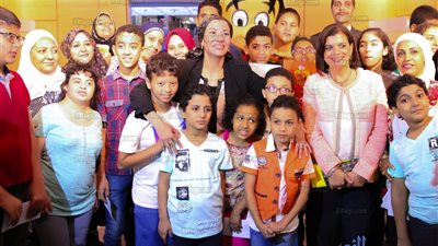 وزيرة البيئة تفتتح معرض رسوم الأطفال 