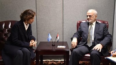 الجعفري يلتقي المديرة التنفيذية لمنظمة اليونيسكو في نيويورك