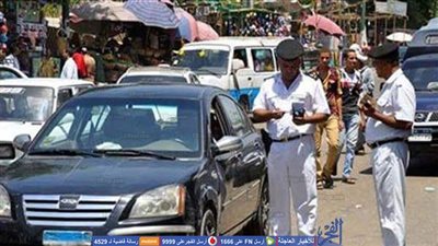 إزالة 92 موقف عشوائي في حملات مرورية بالجيزة
