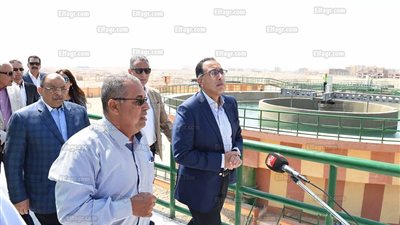 رئيس الوزراء يتفقد محطة مياه الشرب بسوهاج الجديدة (صور)
