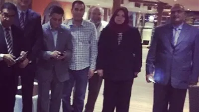 السفير والملحق التجارى الأرجنتينى يلتقيان رجال الأعمال فى المنيا