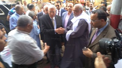 شاروبيم يقديم واجب العزاء لأسرة التلميذ إبراهيم حسن عبدربه