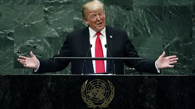 قائد الحرس الثوري الإيراني يفسر ضحك ترامب في الأمم المتحدة