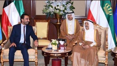  الحلبوسي يلتقي الصباح ويثمن دور الكويت في دعم ومساندة العراق