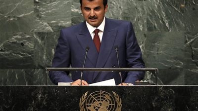 نشطاء يتداولون فيديو يفضح كذب أمير قطر أمام الأمم المتحدة