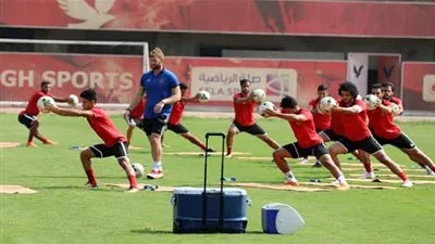 تدريب قوي للغائبين عن مباراة الأهلي والنجمة بمشاركة مروان والسولية