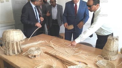 نائب محافظ القاهرة يتفقد المجمع الحرفي لمتحدى الإعاقة بالوايلي (صور) 